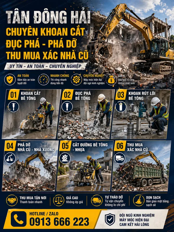 Sản phẩm khoan cat be tong tan dong hai 2 — Công Ty TNHH Thương Mại Dịch Vụ Tư Vấn Xây Dựng Đông Hải — MST 0310212300