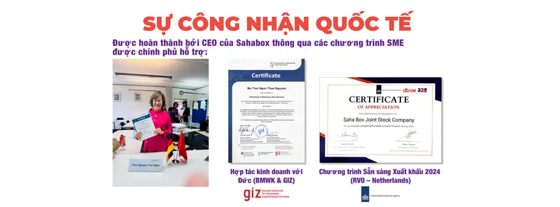 Sản phẩm su cong nhan quoc te sahabox — Bao Bì Saha Box - Công Ty Cổ Phần Saha Box — MST 0310226575