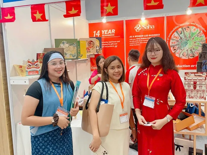 Sản phẩm global sourcing fair vietnam 2025 tu viet nam vuon ra the gioi 1 — Bao Bì Saha Box - Công Ty Cổ Phần Saha Box — MST 0310226575