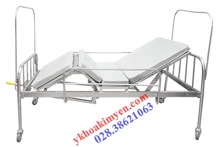 Sản phẩm 588 giuong inox 2 tay quay22 — Cửa Hàng Dụng Cụ Y Khoa Kim Yến — MST 0310237802