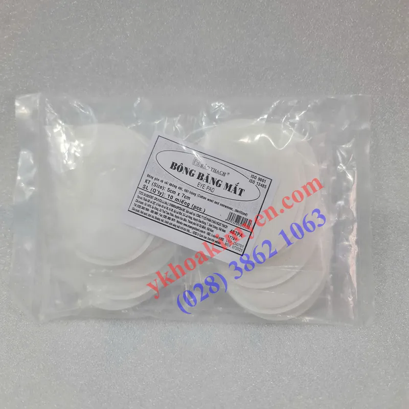 Sản phẩm 67 bong bang mat bao thach 5cmx7cm goi 10 mieng — Cửa Hàng Dụng Cụ Y Khoa Kim Yến — MST 0310237802