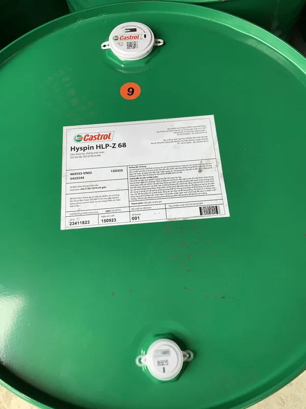 Sản phẩm hyspin hlpz68 9 — Dầu Nhớt Bách Khoa - Công Ty TNHH Một Thành Viên Dầu Nhớt Bách Khoa — MST 0310351287