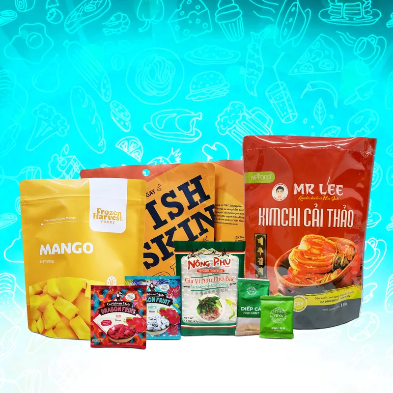 Sản phẩm bao bi thuc pham — Bao Bì Nhựa Phú Ân - Công Ty TNHH Phú Ân — MST 0310363349