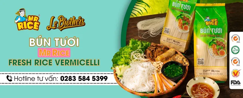 Sản phẩm fresh rice vermicelli 100 hinh — Công Ty TNHH Xuất Nhập Khẩu Thực Phẩm Duy Anh — MST 0310423100