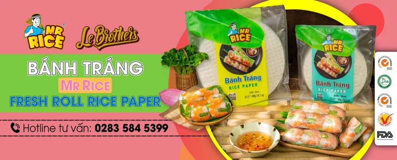 Sản phẩm fresh roll rice paper 76 hinh — Công Ty TNHH Xuất Nhập Khẩu Thực Phẩm Duy Anh — MST 0310423100