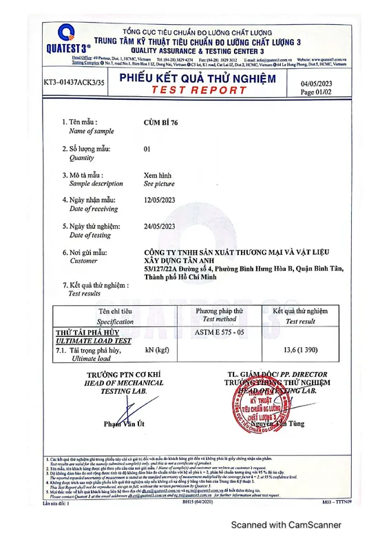 Sản phẩm 001020331 — Thanh Ren, Ty Ren Tân Anh - Công Ty TNHH Sản Xuất Thương Mại Và Vật Liệu Xây
Dựng Tân Anh — MST 0310439277