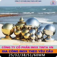 Sản phẩm thumb_1594542011_qua cau inox vang titan trang tri lan can cau thang co chup chan tru 7 — Công Ty CP Tin Ta — MST 0310447278