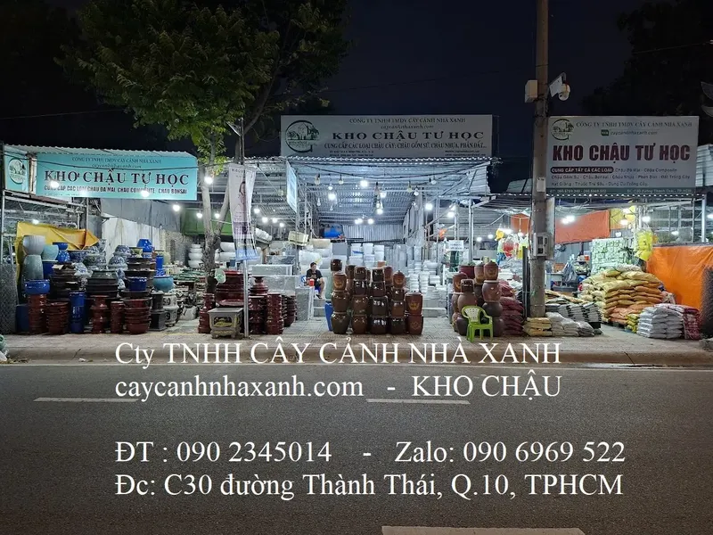 Sản phẩm kho chau — Công Ty TNHH Thương Mại Dịch Vụ Cây Cảnh Nhà Xanh — MST 0310452197