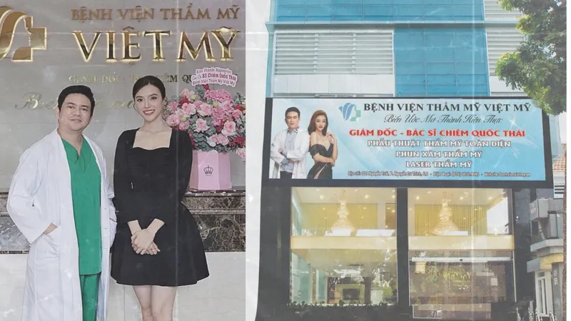 Sản phẩm Bac si Chiem Quoc Thai nang nguc cho A hau Hanh Nguyen — Công Ty TNHH Bệnh Viện Thẩm Mỹ Việt Mỹ — MST 0310494380