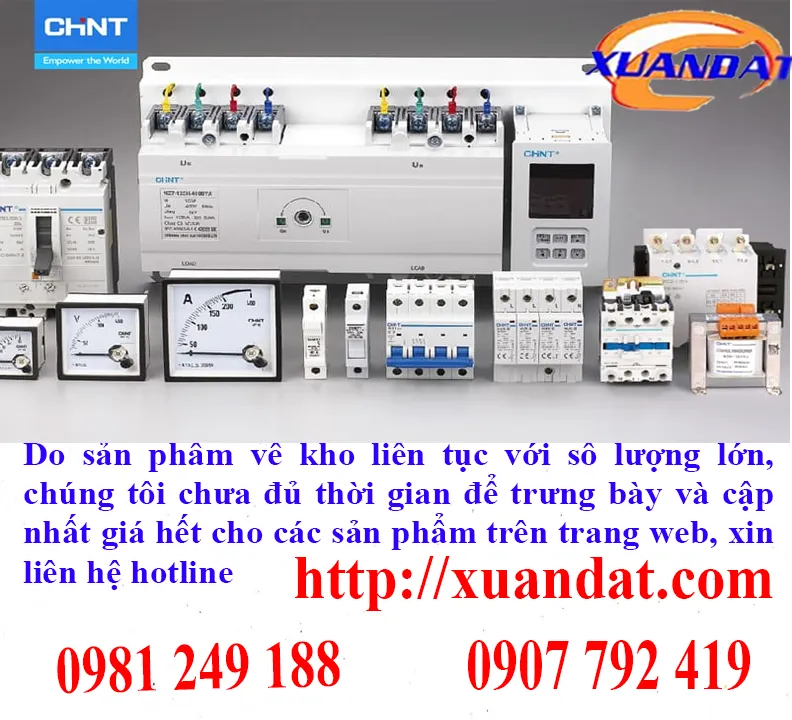 Sản phẩm Chint 4 — Thiết Bị Điện Xuân Đạt - Công Ty Trách Nhiệm Hữu Hạn Thiết Bị Điện Xuân Đạt — MST 0310576682