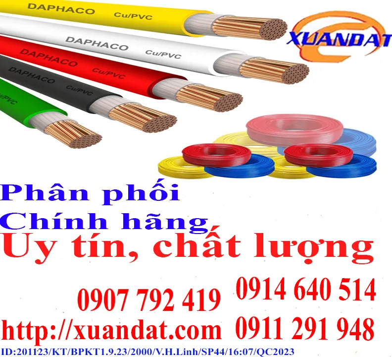 Sản phẩm Daphaco 2 — Thiết Bị Điện Xuân Đạt - Công Ty Trách Nhiệm Hữu Hạn Thiết Bị Điện Xuân Đạt — MST 0310576682
