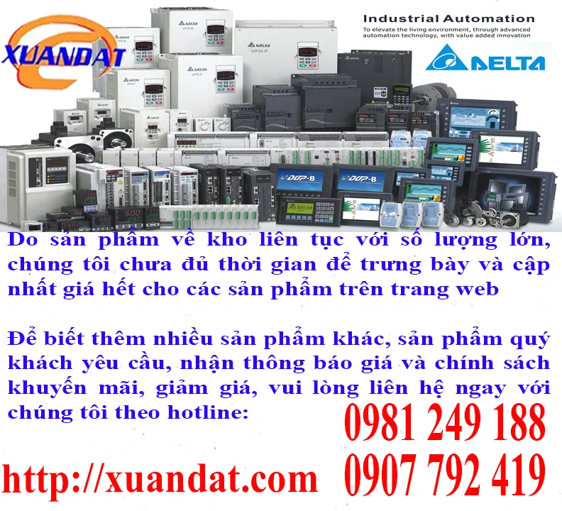 Sản phẩm Delta 1 — Thiết Bị Điện Xuân Đạt - Công Ty Trách Nhiệm Hữu Hạn Thiết Bị Điện Xuân Đạt — MST 0310576682