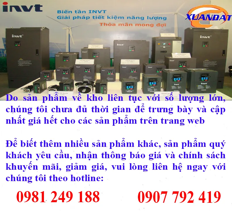 Sản phẩm INVT 4 — Thiết Bị Điện Xuân Đạt - Công Ty Trách Nhiệm Hữu Hạn Thiết Bị Điện Xuân Đạt — MST 0310576682