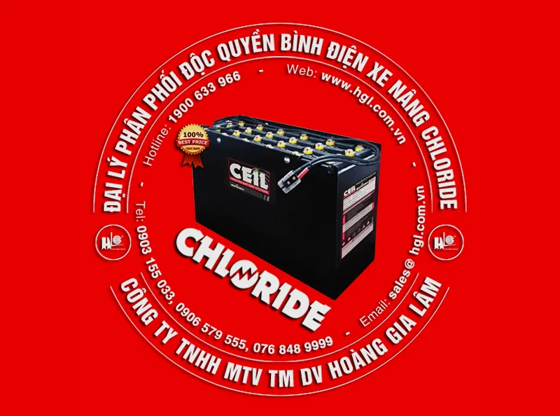 Sản phẩm binh dien chloride footer — Xe Nâng Hàng HGL - Công Ty TNHH MTV TM DV Hoàng Gia Lâm — MST 0310604474
