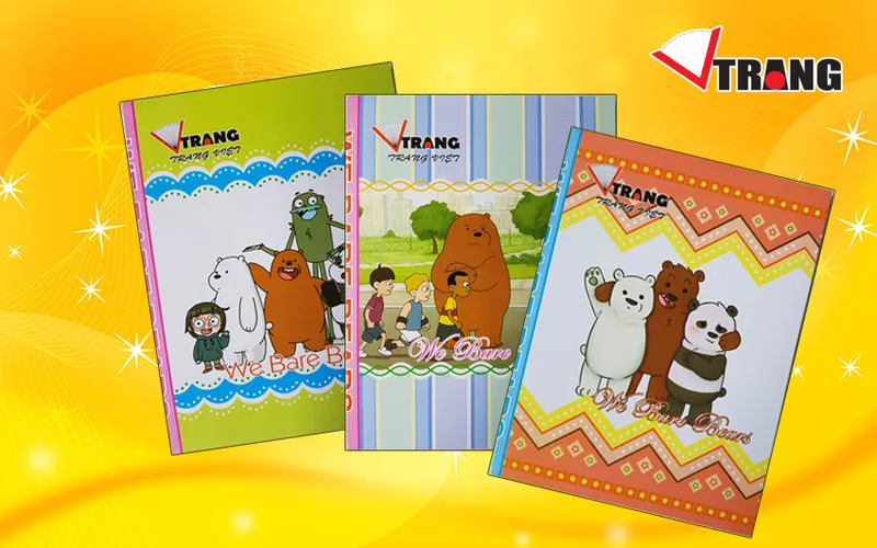 Sản phẩm WE BARE BEARS 1 — Công Ty TNHH Giấy Tập Trạng Nguyên — MST 0310669136