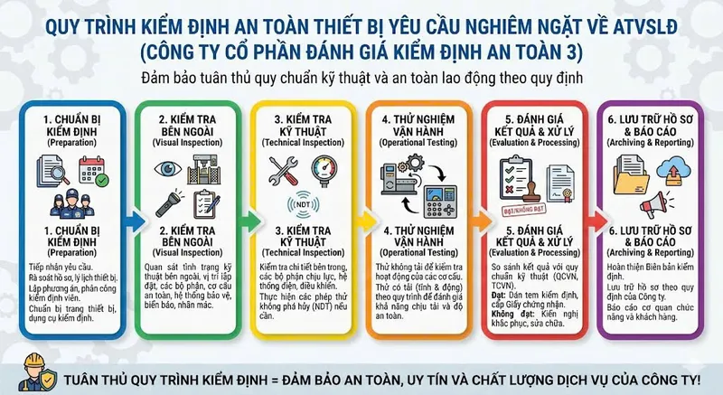 Sản phẩm quy trinh kiem dinh — Công Ty Cổ Phần Kiểm Định An Toàn 3 — MST 0310716040