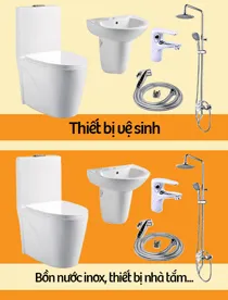 Sản phẩm thiet bi ve sinh — Công Ty TNHH Thương Mại Dịch Vụ Đoàn Vi Nguyên — MST 0310743936