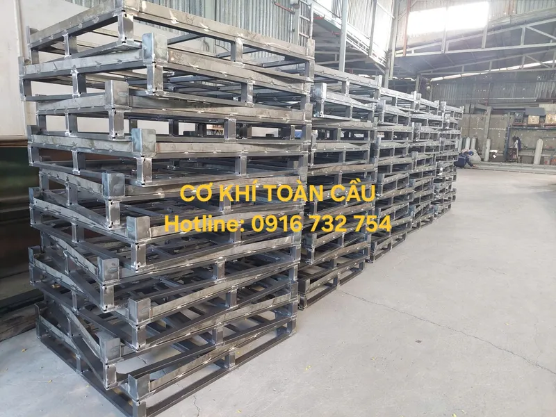 Sản phẩm Pallet sat — Kệ Chứa Hàng Toàn Cầu - Công Ty TNHH Một Thành Viên Sản Xuất Cơ Khí Xây Dựng
Toàn Cầu — MST 0310749991
