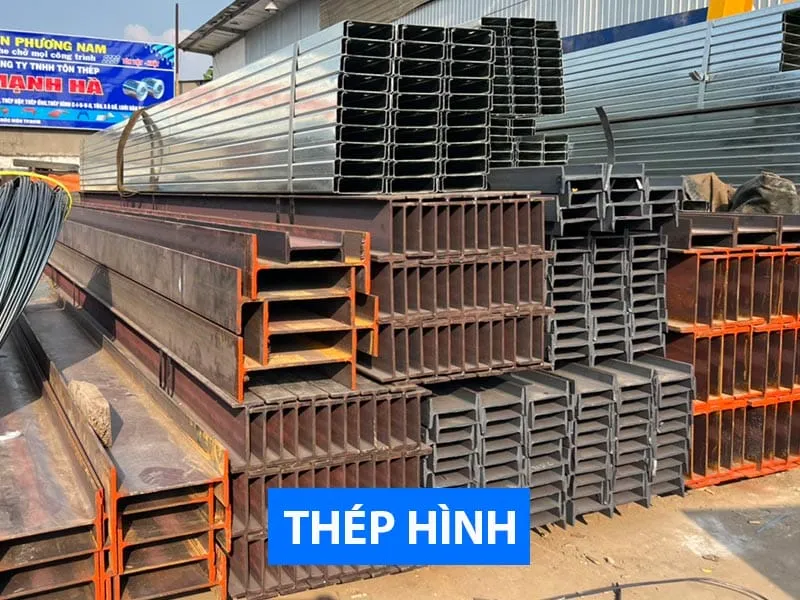 Sản phẩm thep hinh — Tôn Thép Mạnh Hà - Công Ty TNHH Sản Xuất Tôn Thép Mạnh Hà — MST 0310778537