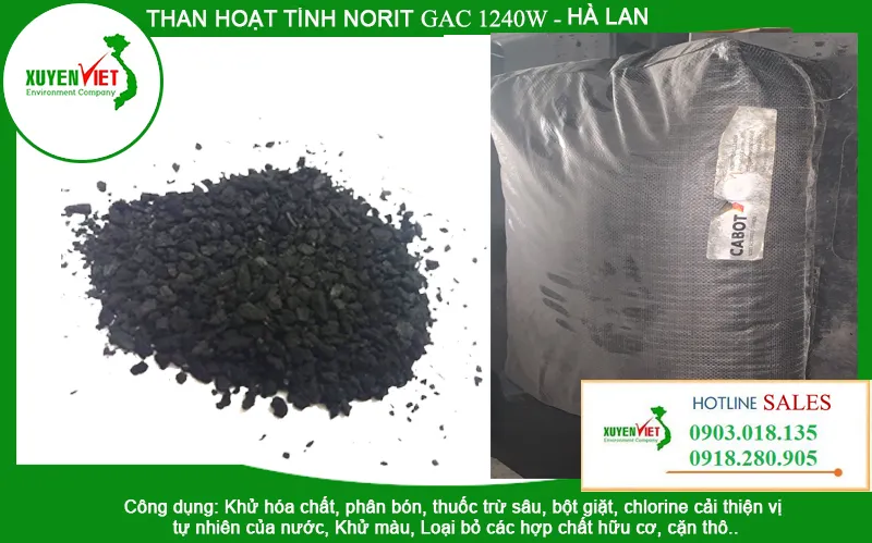 Sản phẩm Than Norit Gac 1240W — Cát Xây Dựng Xuyên Việt - Công Ty TNHH Môi Trường Xuyên Việt — MST 0310866342