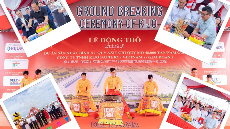 Sản phẩm BIA_GROUND BREAKING OF KIJO — Công Ty Cổ Phần Tư Vấn Xây Dựng Delta - Asia — MST 0310902865