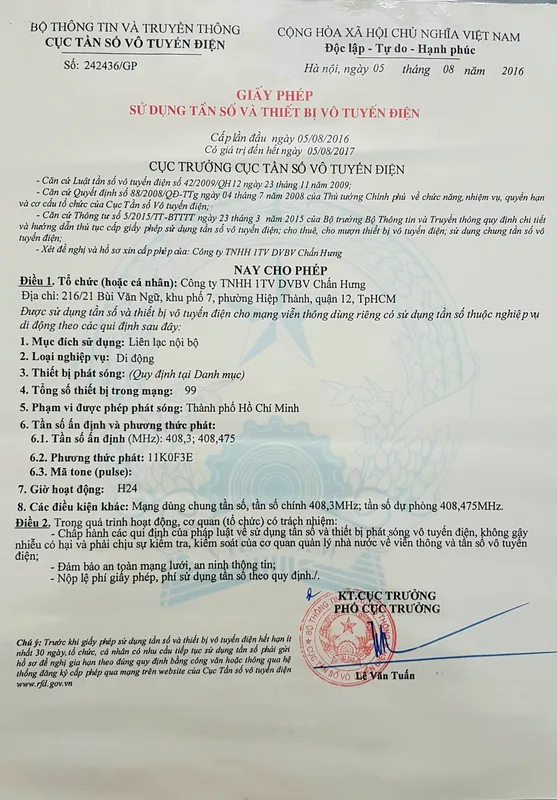 Sản phẩm 079131736645 — Công Ty TNHH MTV Dịch Vụ Bảo Vệ Chấn Hưng — MST 0311045483