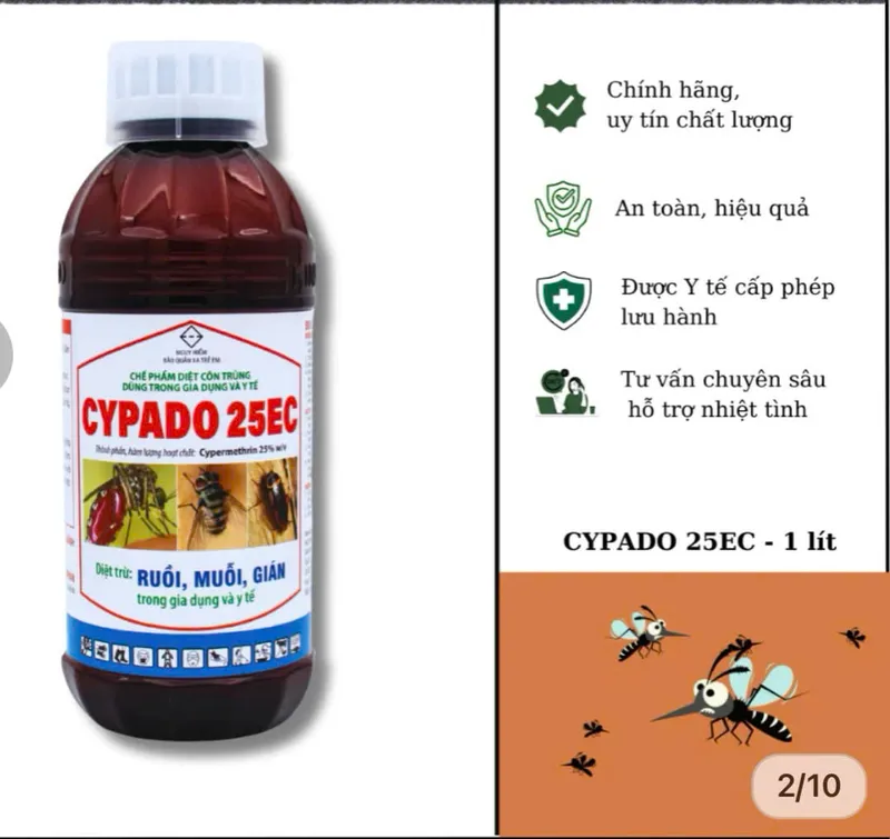 Sản phẩm CYPADO.1 — Diệt Mối Hùng Thịnh - Công Ty TNHH MTV Dịch Vụ Hùng Thịnh — MST 0311093173