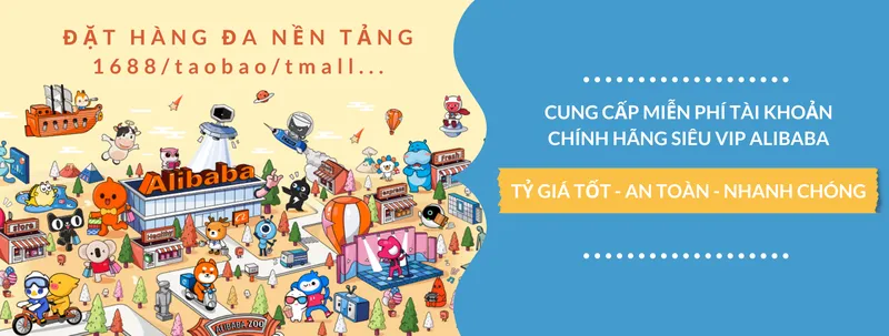 Sản phẩm Thanh toan ho 1688 taobao tmall tk doanh nghiep 1 — Vận Tải Phượng Hoàng Kim - Công Ty TNHH Phượng Hoàng Kim — MST 0311124777
