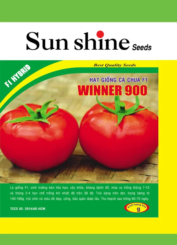 Sản phẩm Ca chua f1 winner 900 — Công Ty TNHH MTV Hạt Giống Ánh Dương — MST 0311174979