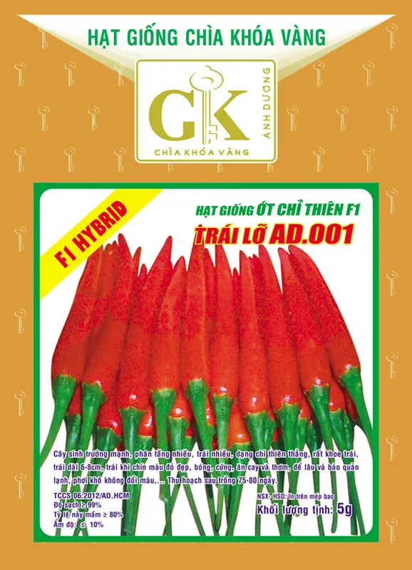 Sản phẩm Ot chi thien ad001 — Công Ty TNHH MTV Hạt Giống Ánh Dương — MST 0311174979