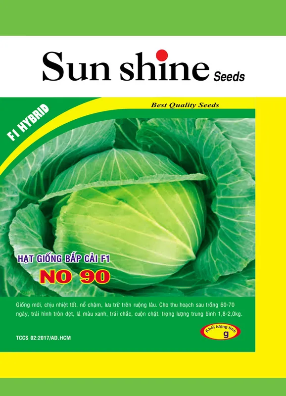 Sản phẩm bap cai f1 no90 — Công Ty TNHH MTV Hạt Giống Ánh Dương — MST 0311174979