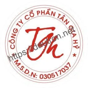 Sản phẩm khắc dấu tròn công ty mẫu 1 — Công Ty TNHH Tư Vấn Quản Lý Minh Anh — MST 0311212494