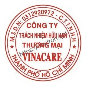 Sản phẩm khắc dấu tròn công ty mẫu 2 — Công Ty TNHH Tư Vấn Quản Lý Minh Anh — MST 0311212494