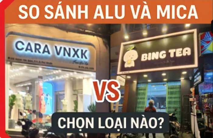 Sản phẩm so sanh alu va mica — Quảng Cáo Sài Gòn CPA - Công Ty TNHH Sài Gòn CPA — MST 0311362309