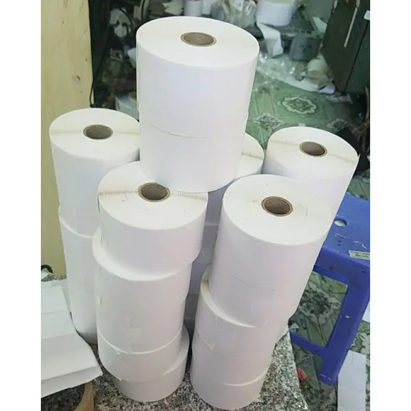 Sản phẩm in tem nhan cuon mau trang — Máy Móc Thiết Bị In ấn - Công Ty TNHH Dịch vụ In ấn Bao Bì Thông Minh — MST 0311364095