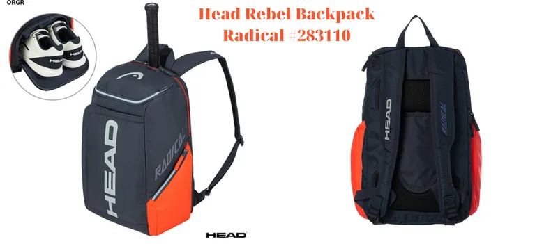 Sản phẩm Balo Tennis Head Rebel Backpack Radical 283110 6 — Cửa Hàng Thể Thao XUXU — MST 0311415631