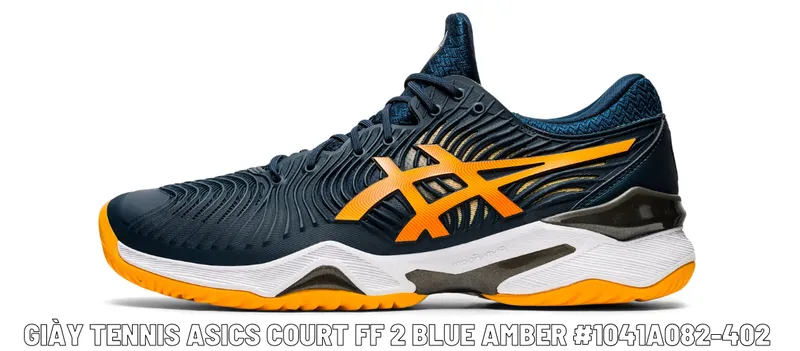 Sản phẩm Giày Tennis Asics Court FF 2 Blue Amber 1041A082 402 — Cửa Hàng Thể Thao XUXU — MST 0311415631