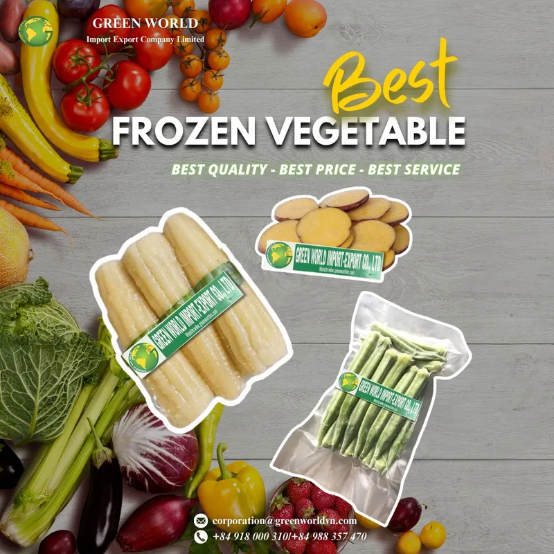 Sản phẩm fro vege — Công Ty TNHH Xuất Nhập Khẩu Thế Giới Xanh — MST 0311446615