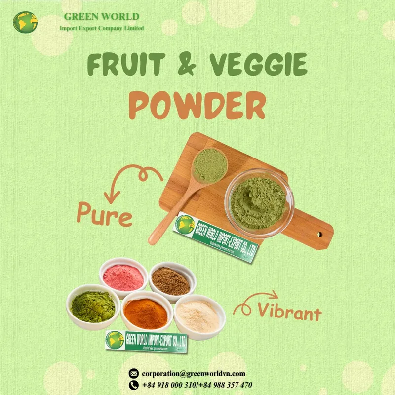Sản phẩm fru vegg pow — Công Ty TNHH Xuất Nhập Khẩu Thế Giới Xanh — MST 0311446615