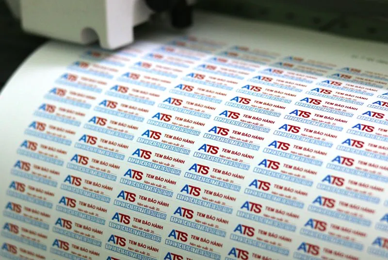 Sản phẩm in tem bao hanh decal vo — In ấn Bảo Hùng - Công Ty TNHH Sản Xuất Thương Mại Dịch Vụ Bảo Hùng — MST 0311505525