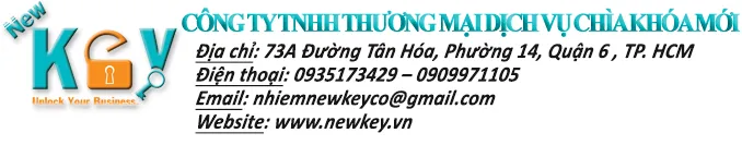 Logo Công Ty TNHH Thương Mại Dịch Vụ Chìa Khóa Mới