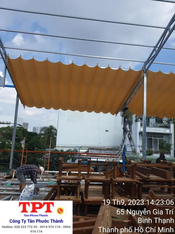 Sản phẩm mai xeptpt01 — Mái Hiên Tân Phước Thành - Công Ty TNHH Một Thành Viên Cơ Khí Tân Phước Thành — MST 0311584781