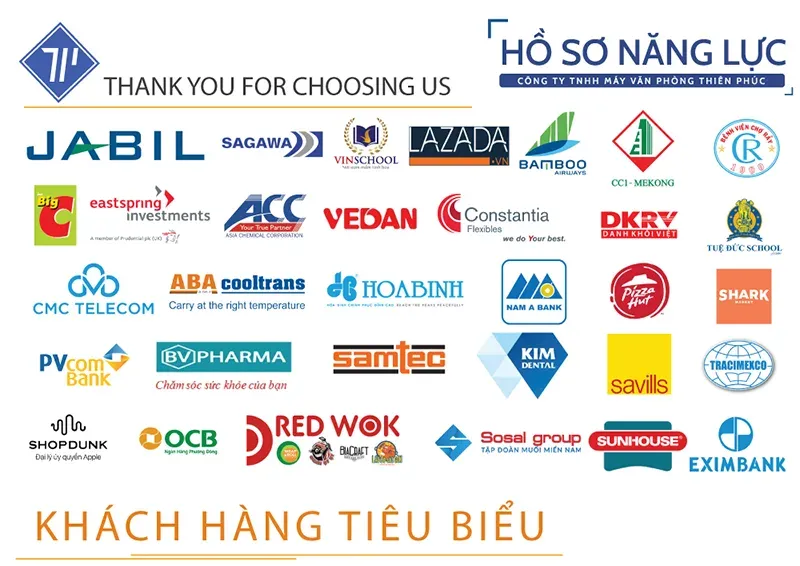 Sản phẩm Doi Tac 2023 — Máy Photocopy Thiên Phúc - Công Ty TNHH Máy Văn Phòng Thiên Phúc — MST 0311614147