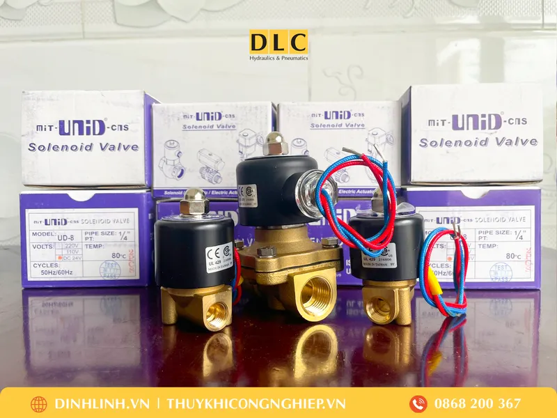 Sản phẩm van solenoid — Công Ty TNHH Thương Mại Dịch Vụ Định Linh — MST 0311628580