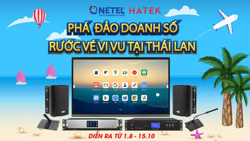 Sản phẩm pha dao doanh so ruoc ve vi vu tai thai lan cung onetel hatek — Công Ty TNHH Viễn Thông Số Một — MST 0311642641