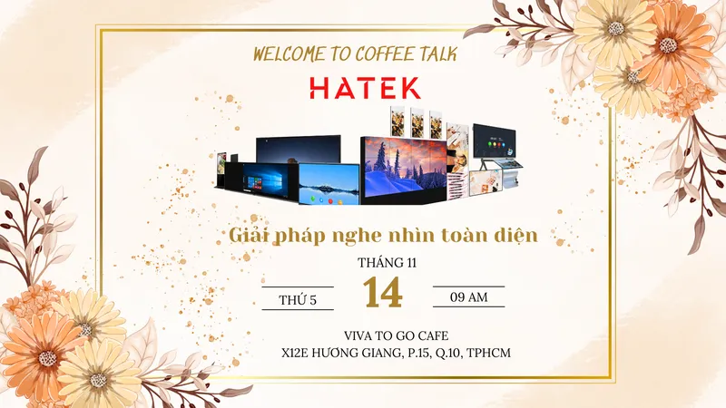 Sản phẩm WELCOME TO COFFEE TALK — Công Ty TNHH Viễn Thông Số Một — MST 0311642641