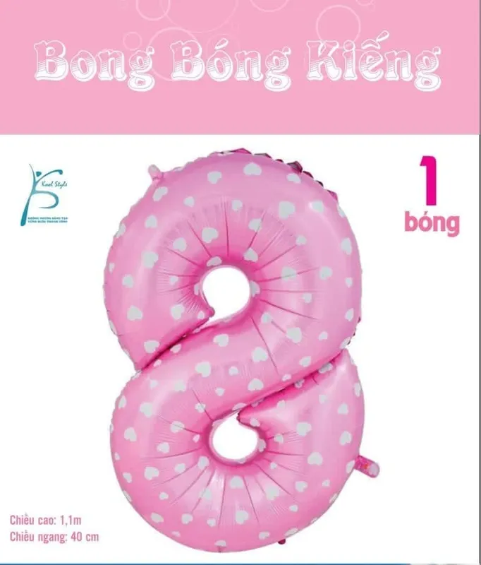 Sản phẩm bong bong kieng so 8 mau hong 3464 800x939 — Công Ty TNHH Kool Style — MST 0311665293