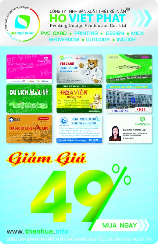 Sản phẩm In_the_nhua_khuyen_mai_tai_HCM — Công Ty TNHH Sản Xuất Thiết Kế In ấn Hồ Việt Phát — MST 0311684987