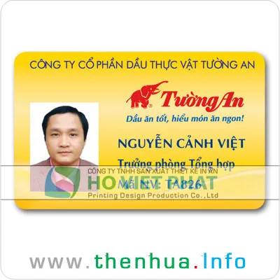 Sản phẩm in the nhan vien lam_the nhan vien_thumb — Công Ty TNHH Sản Xuất Thiết Kế In ấn Hồ Việt Phát — MST 0311684987