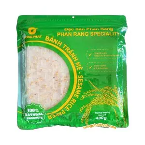 Sản phẩm sesame rice paper hong phat 400g 300x300 — Công Ty TNHH Đầu Tư Thương Mại Xuất Nhập Khẩu Hồng Phát — MST 0311718957